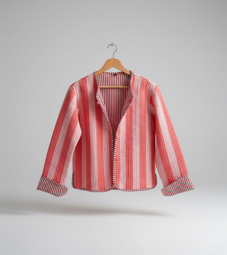 Jacket - Pink Stripe