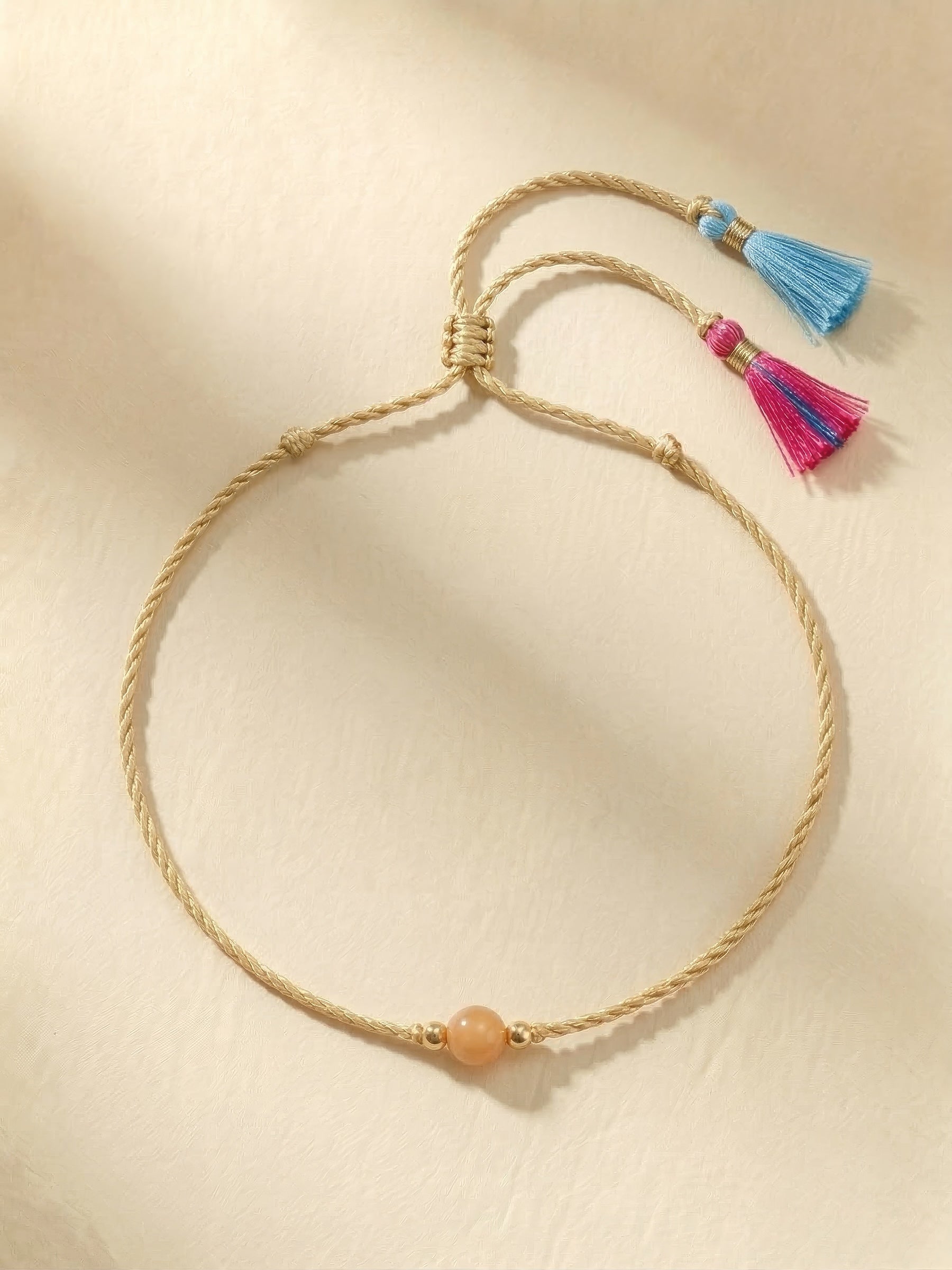 Bracelet - 024 Gold Rope & Tassels