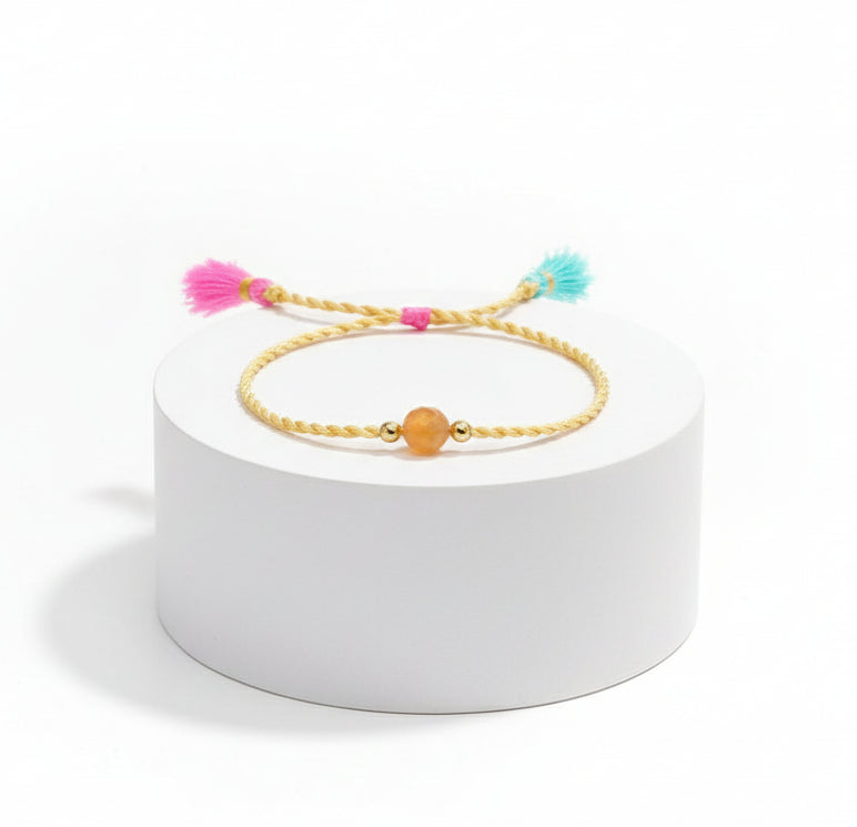 Bracelet - Gold Rope and Tassels