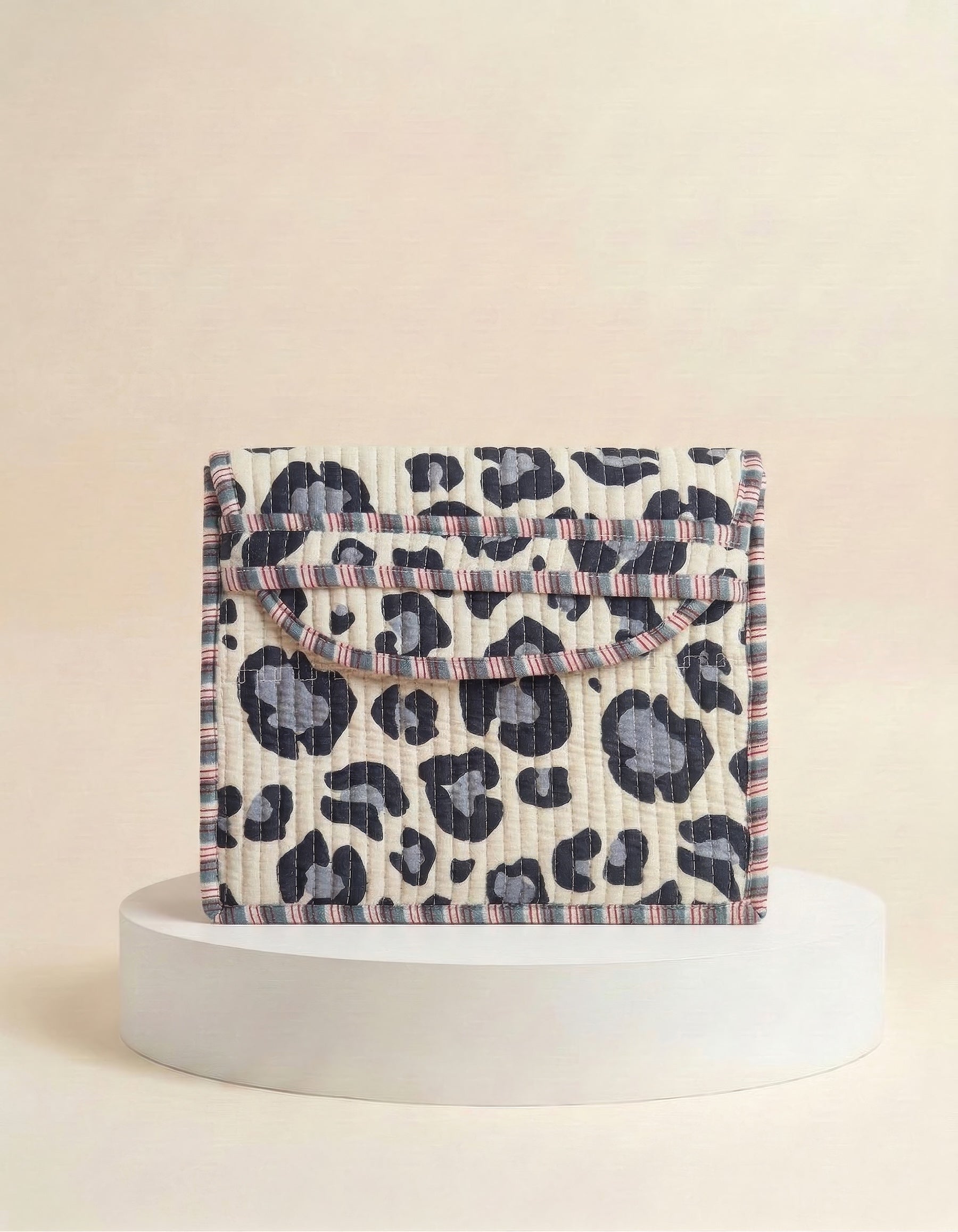 Clutch Bag - Blue Leopard