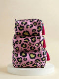 Cosmetic Bags - Pink Leopard print - Set of 3