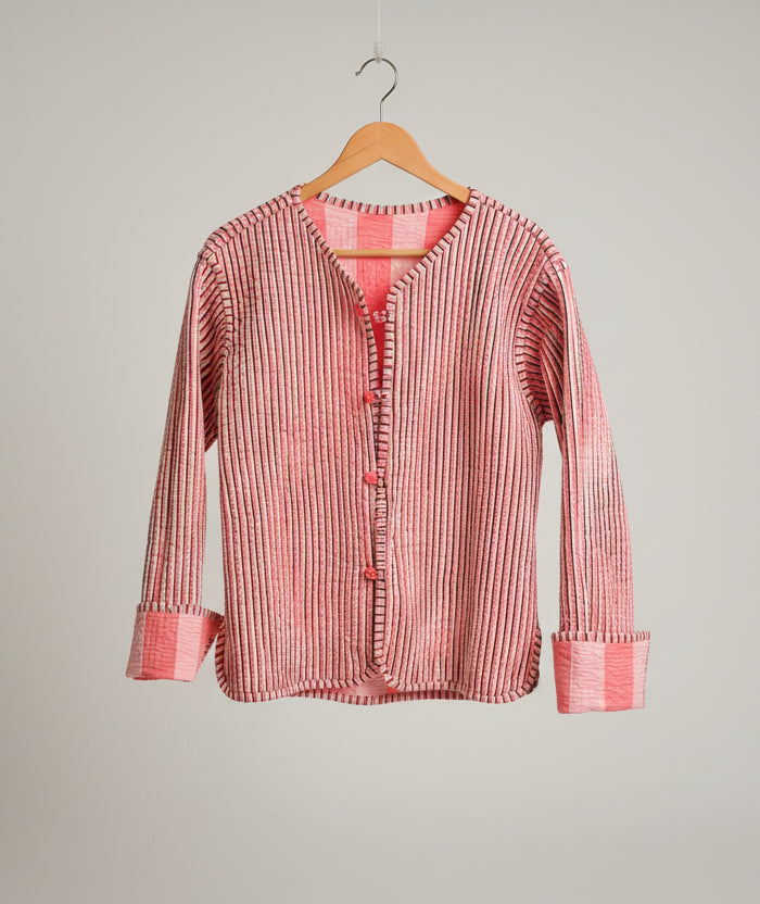 Jacket - Pink Stripe
