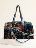Gym Bag - Navy Frida Kahlo