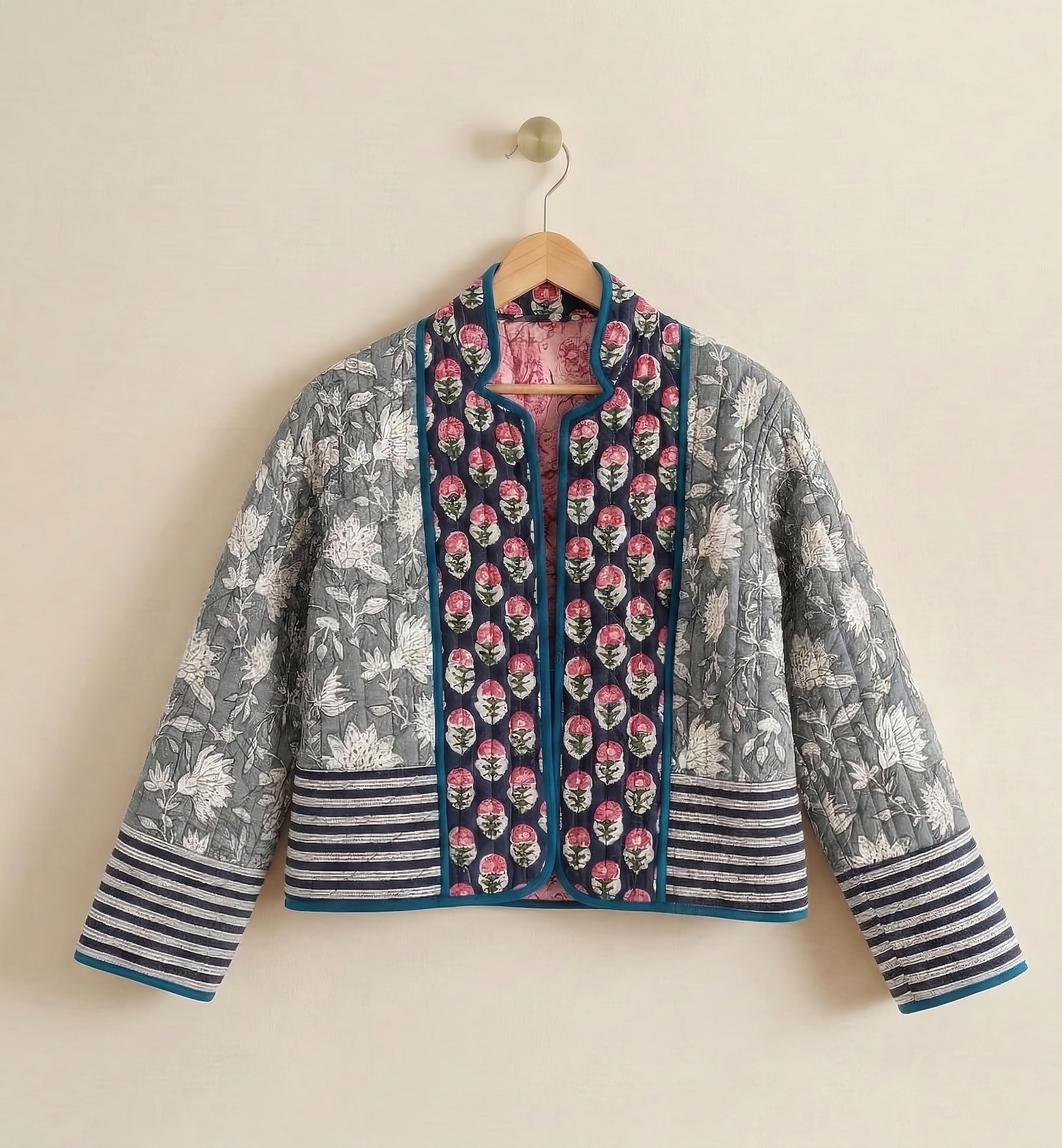 Jacket - Green Floral