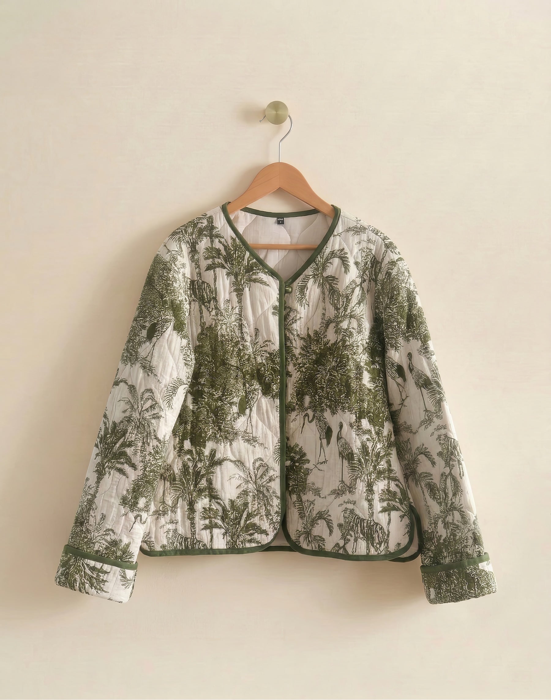 Jacket - Green Palm Tropical
