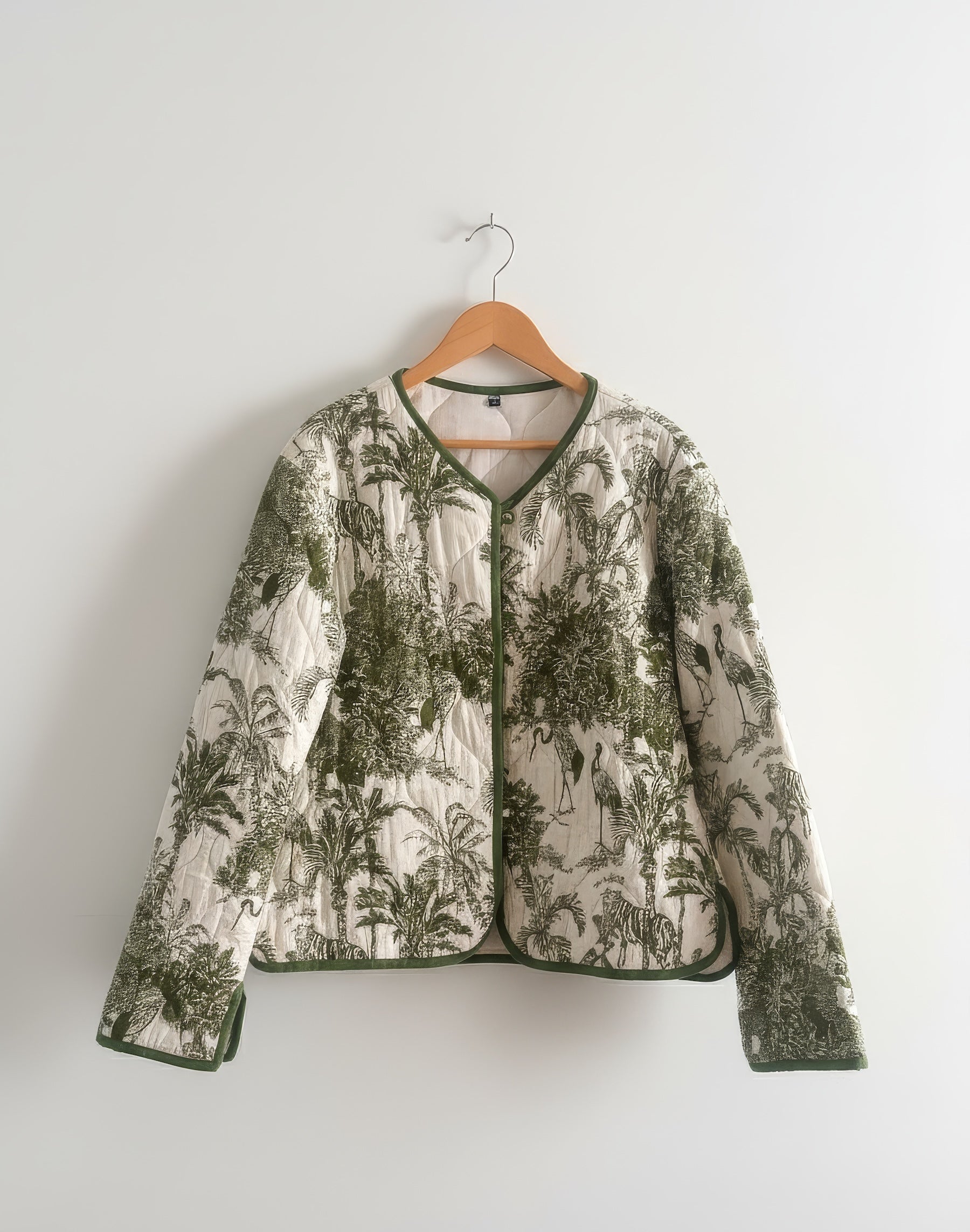 Jacket - Green Palm Tropical