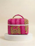 Make up bag - Pink Tiger Stripe