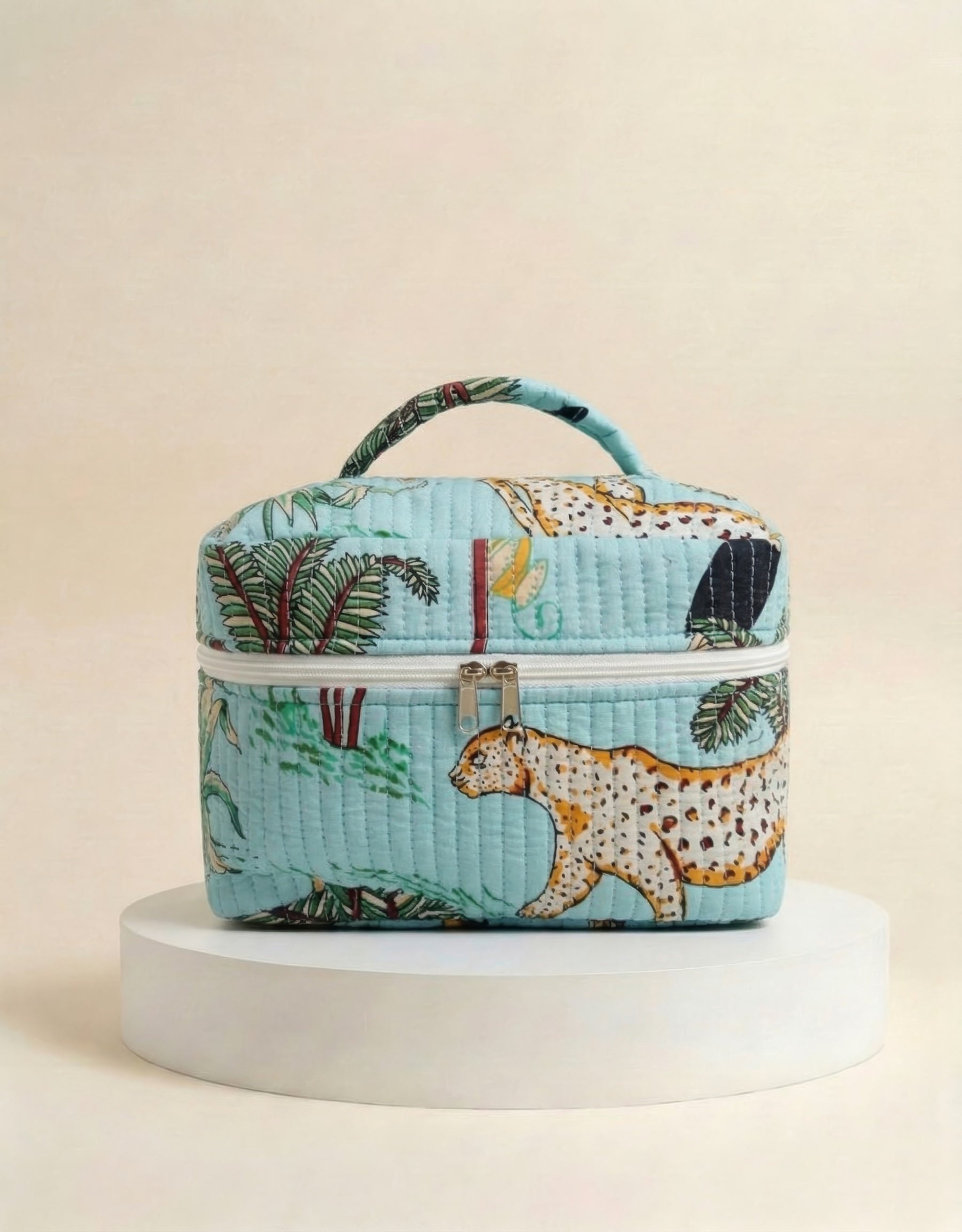 Make up bag - Turquoise Tropical