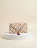 Mini Purse - Beige Abstract