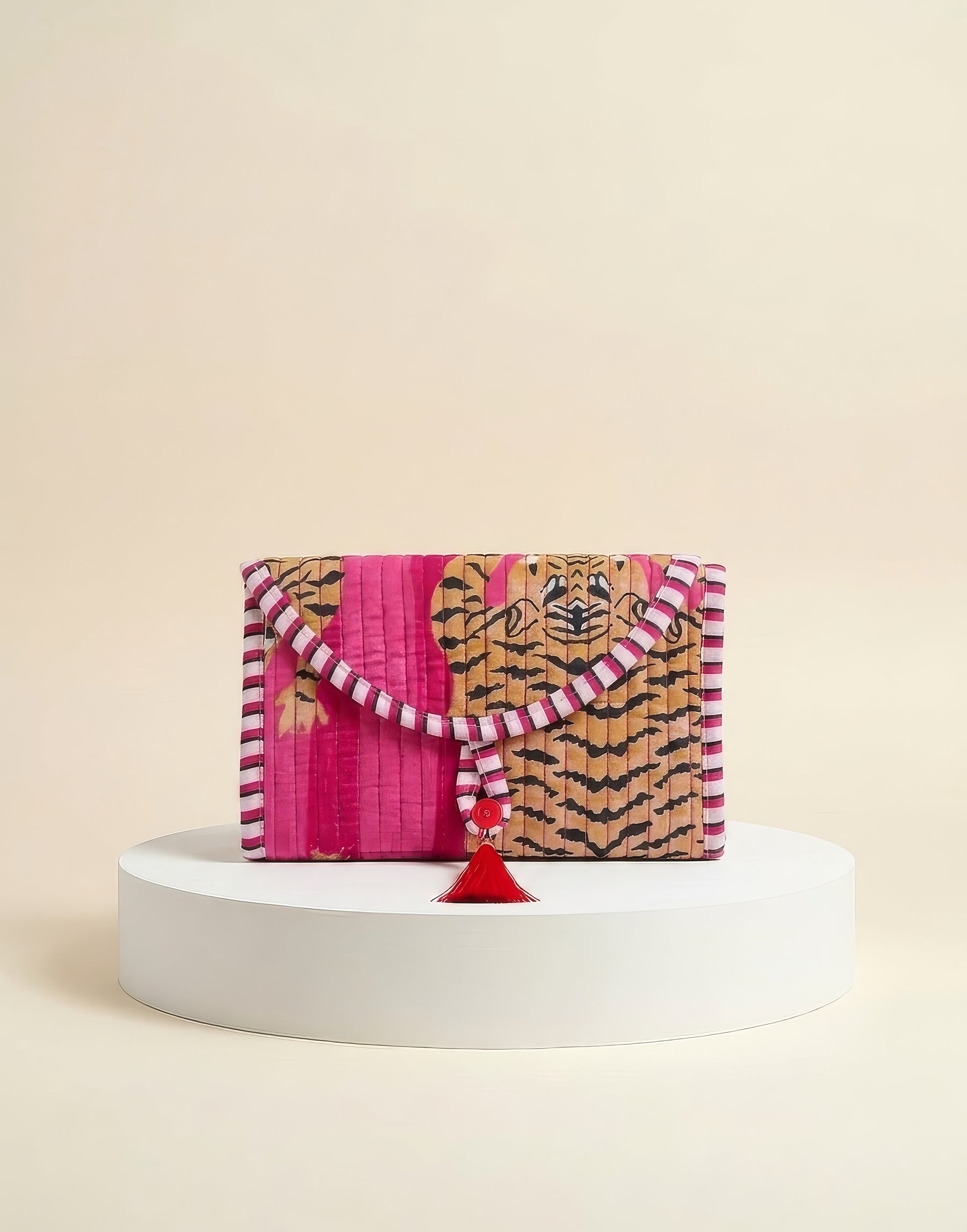 Mini Purse - Pink Tiger Stripe