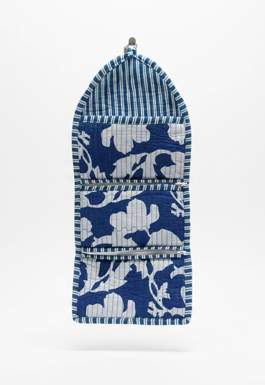 Mini Purse - Blue Floral Print