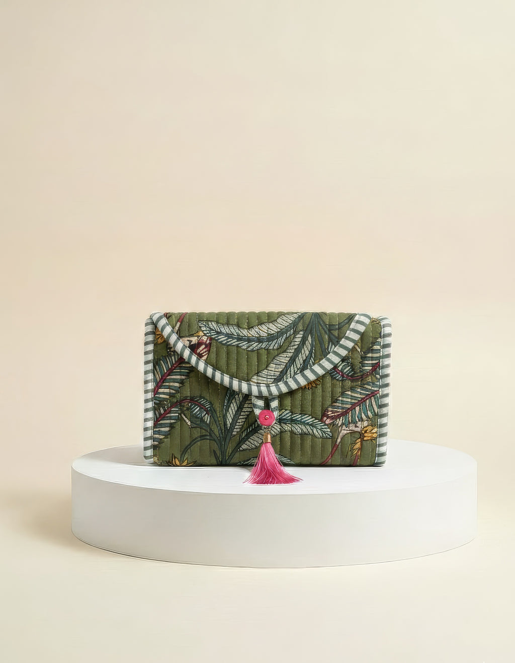Mini Purse - Green Tropical