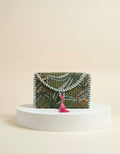 Mini Purse - Green Tropical