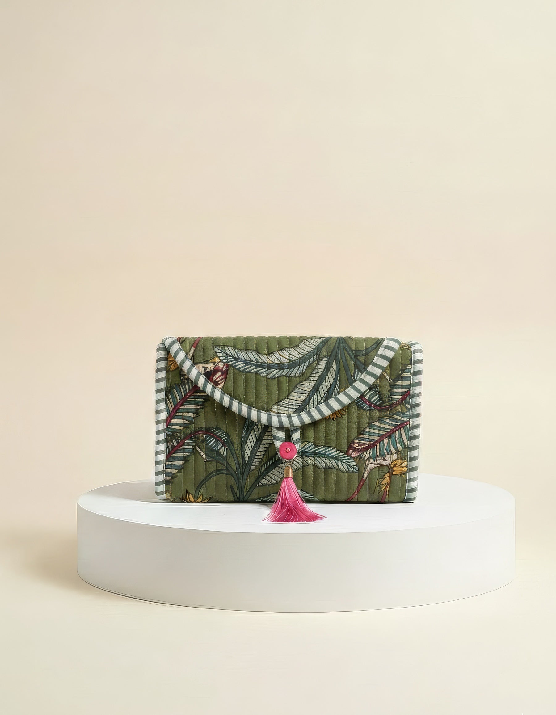 Mini Purse - Green Tropical