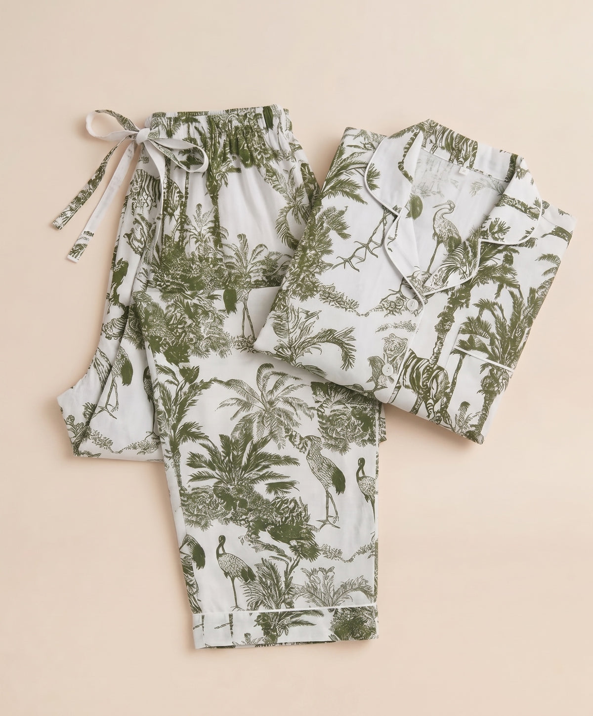 Pyjamas - Green Palm Tropical