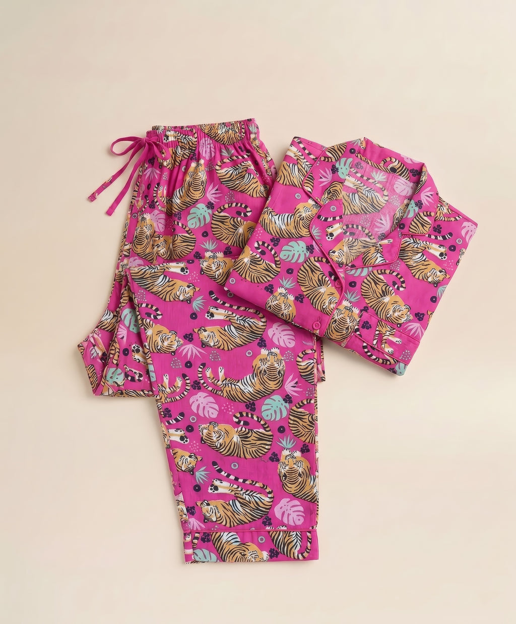 Pyjamas - Hot Pink Tiger Print