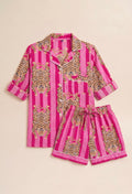 Pyjamas - Pink Stripe Tiger Short