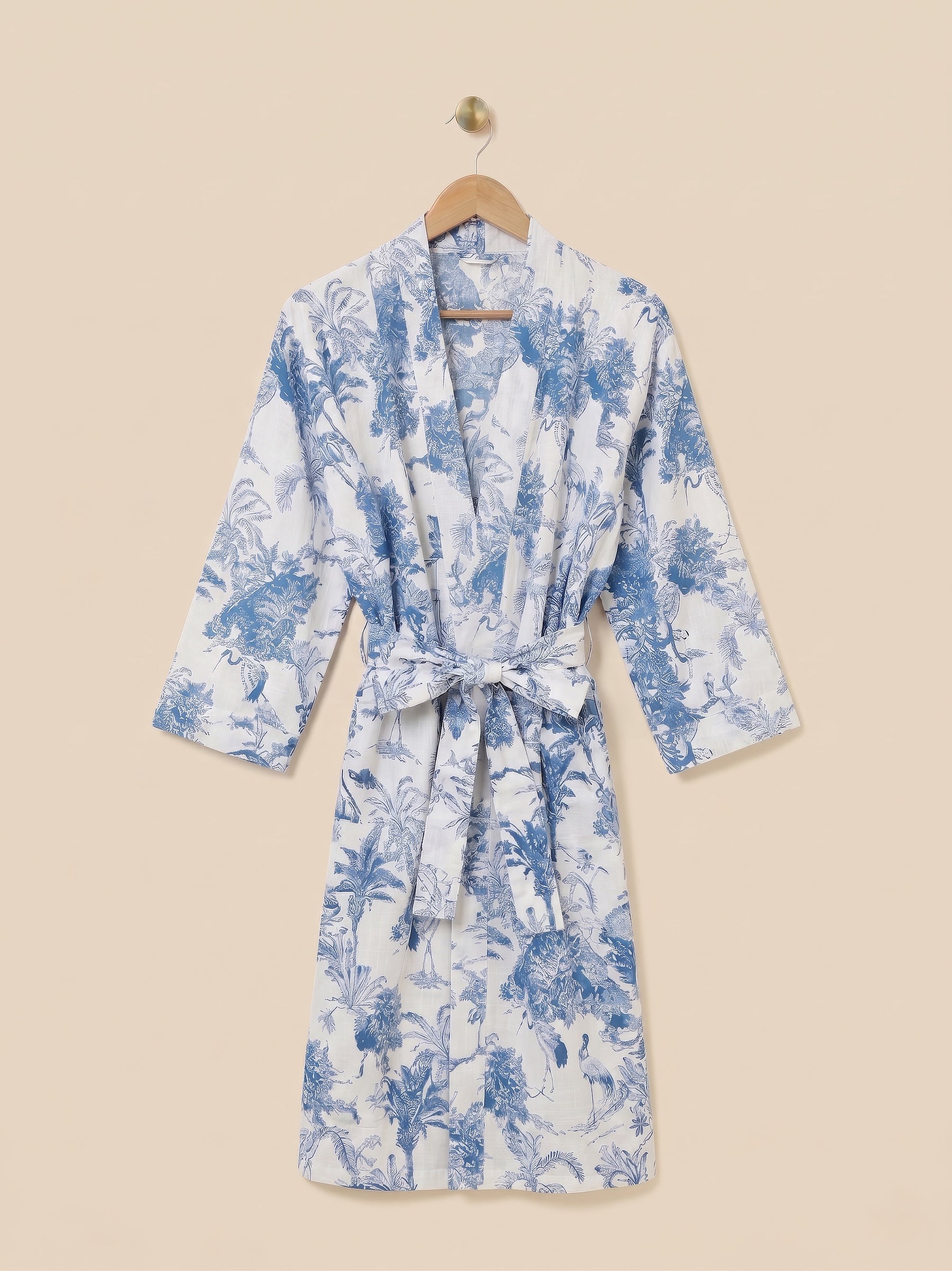 Robe - Blue Palm Jungle