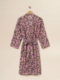 Robe - Pink Leopard Print