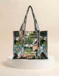 Small Tote - Green Jungle