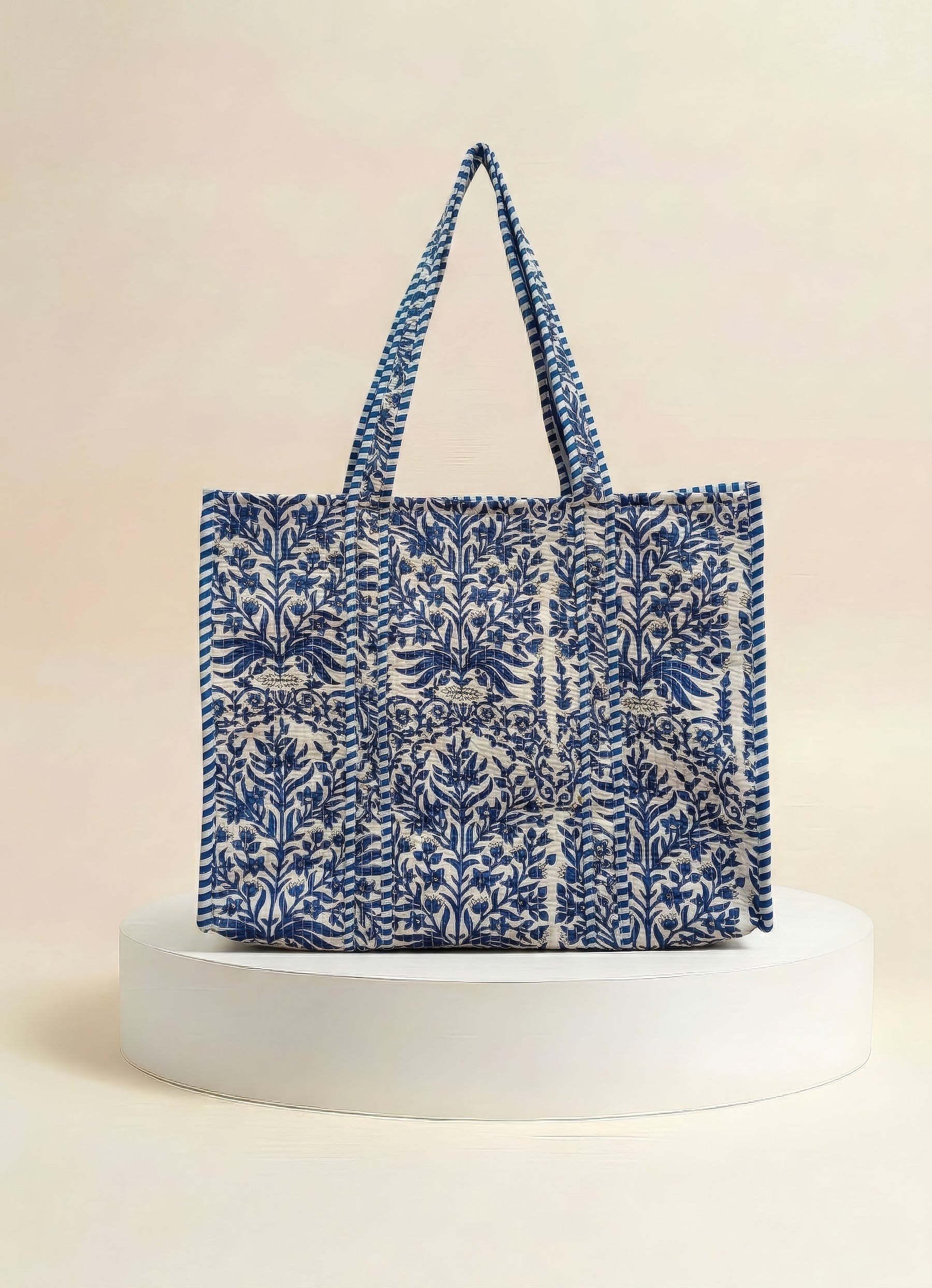 Tote - Blue Floral