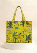 Tote - Bright Yellow Tropical