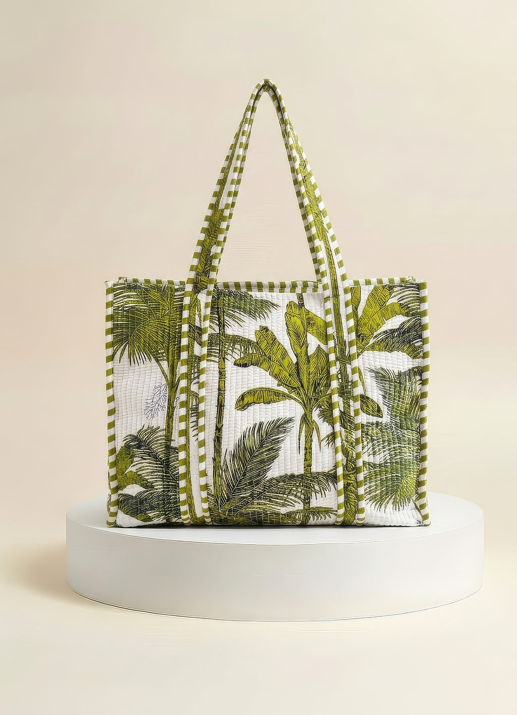 Tote - Green Palm Tree