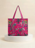 Tote - Hot Pink Tropical