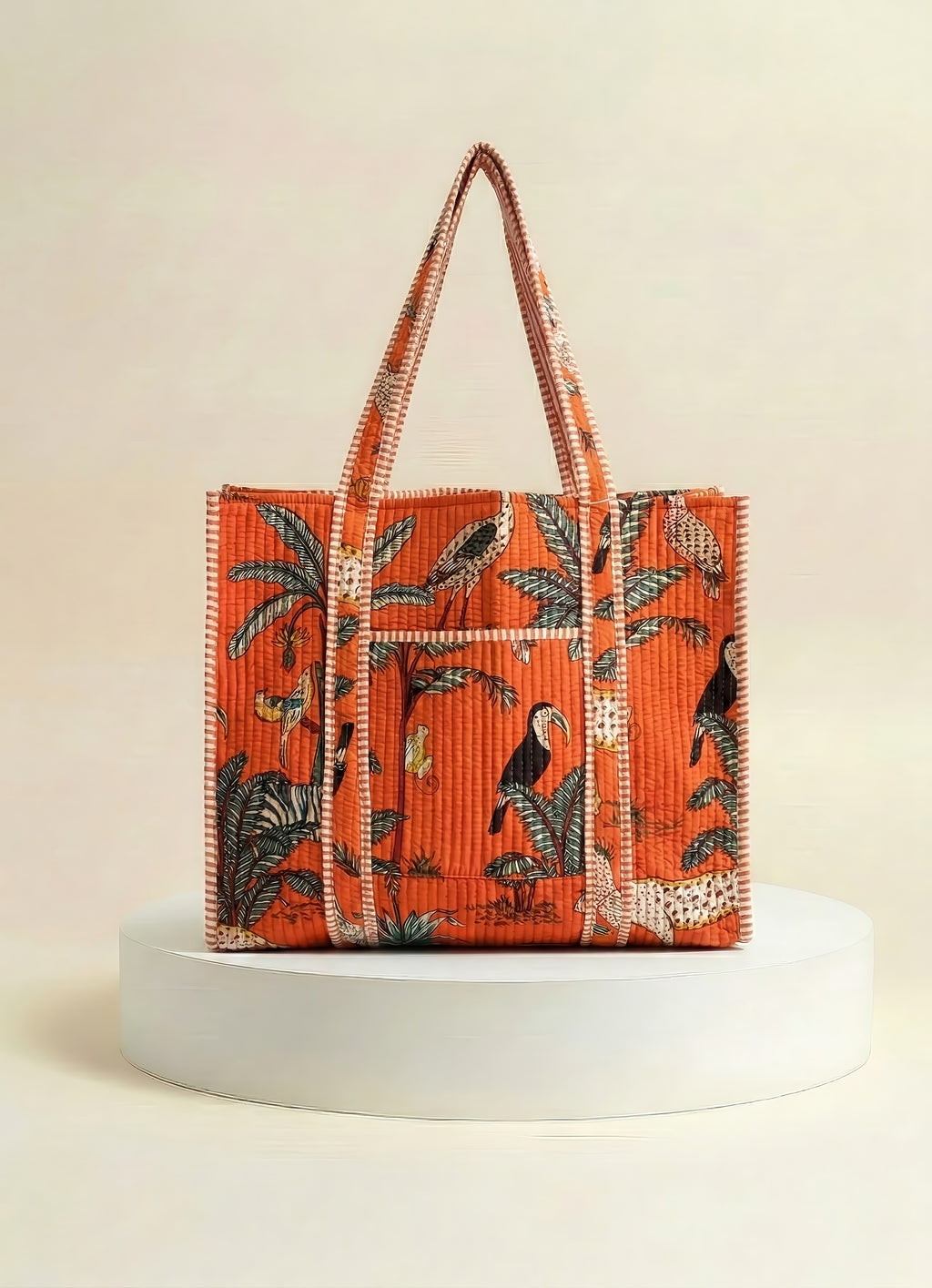 Tote - Orange Tropical