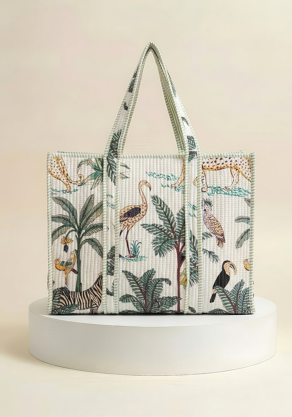 Tote - White Tropical
