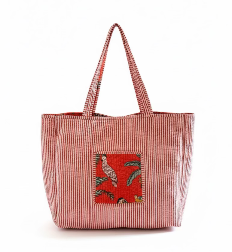 Tote - Orange Tropical