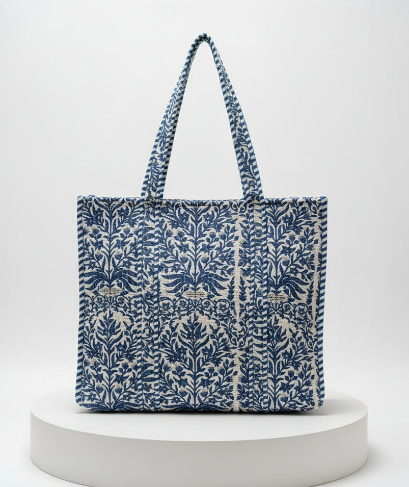 Tote - Blue Floral