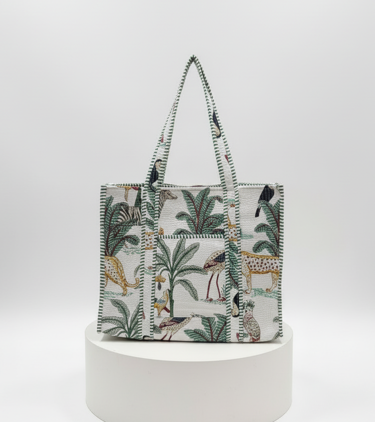 Tote - White Tropical