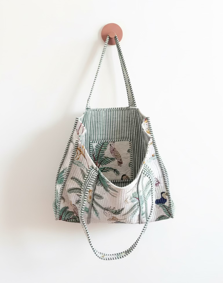 Tote - White Tropical