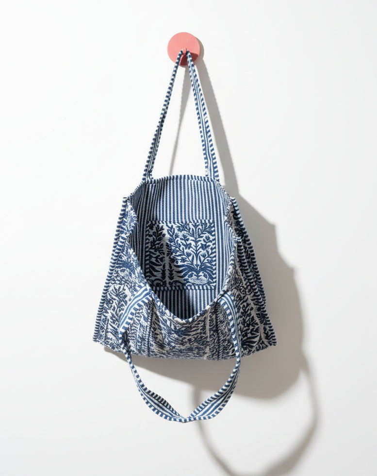 Tote - Blue Floral