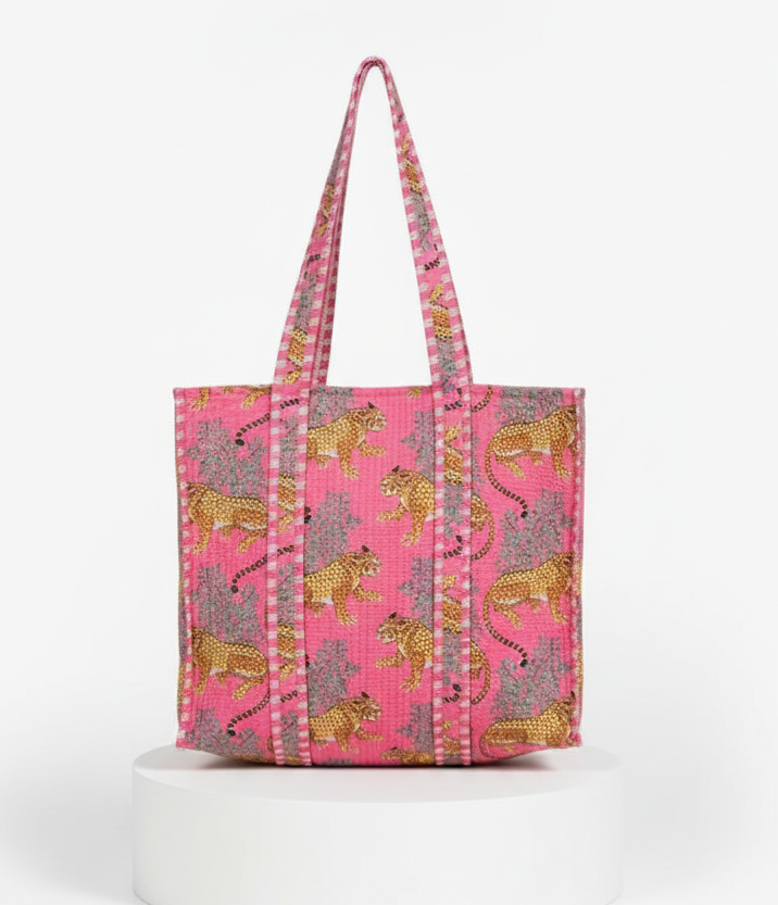 Tote - Pink Cheetah