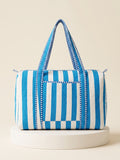 Weekend Bag - Light Blue Stripe