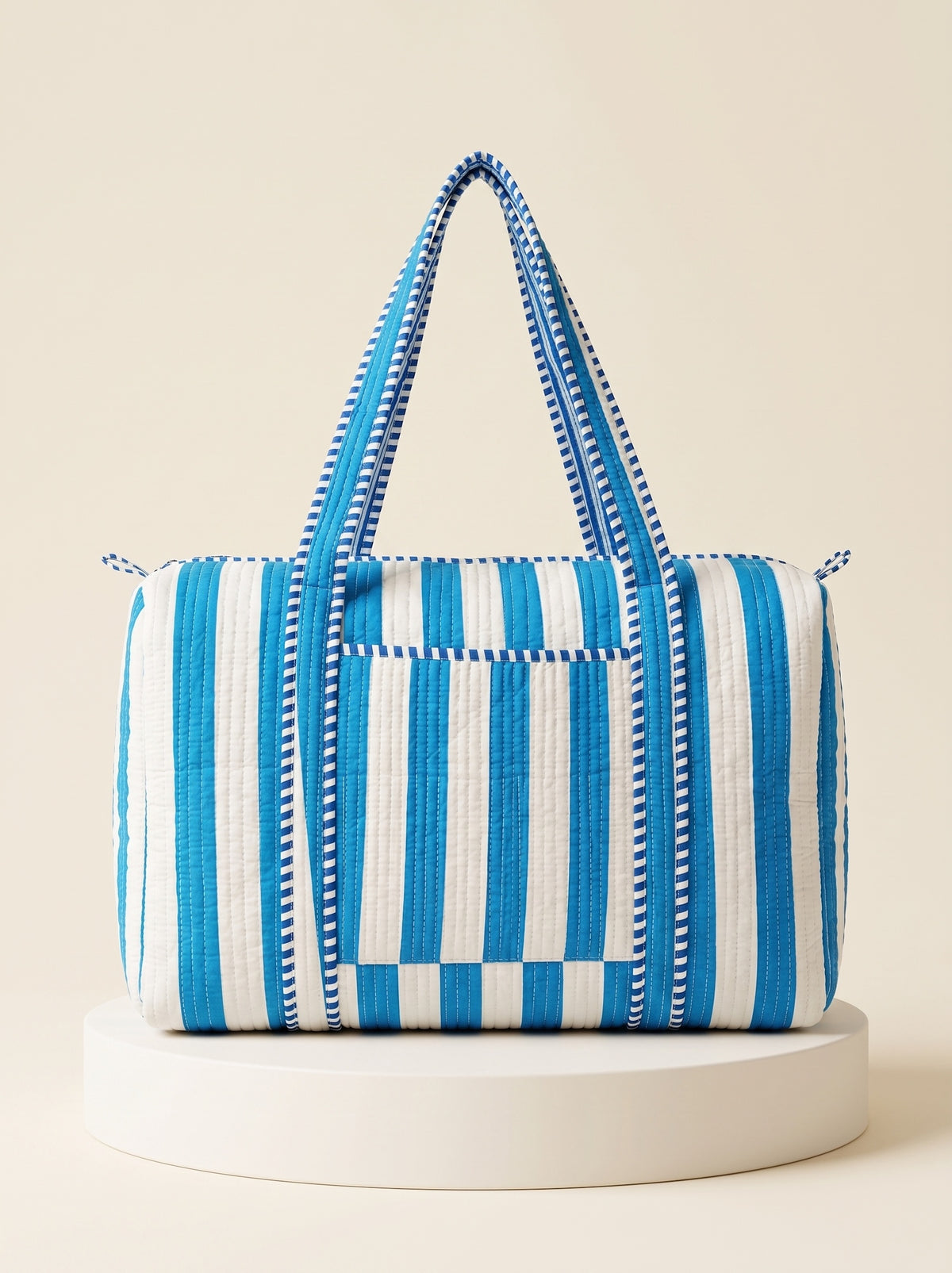 Weekend Bag - Light Blue Stripe