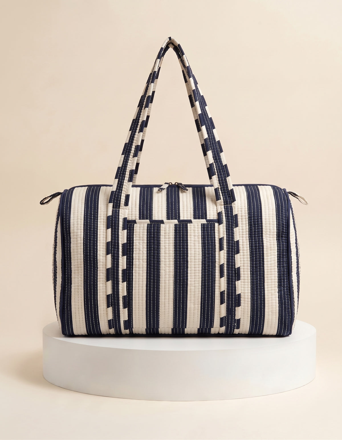 Weekend Bag - Navy Blue Stripe