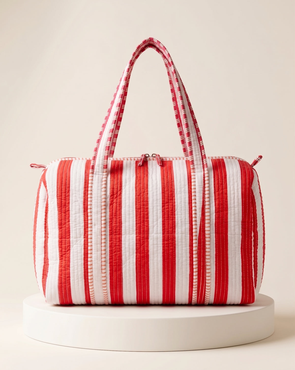 Weekend Bag - Orange Stripe