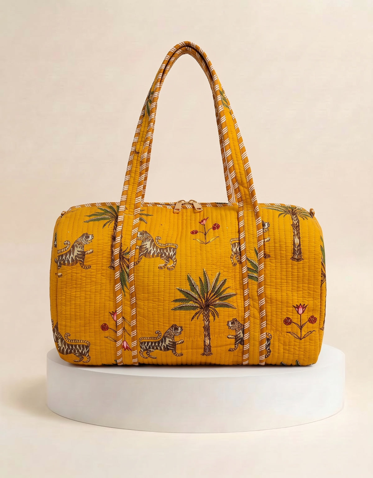 Weekend Bag - Yellow Palm