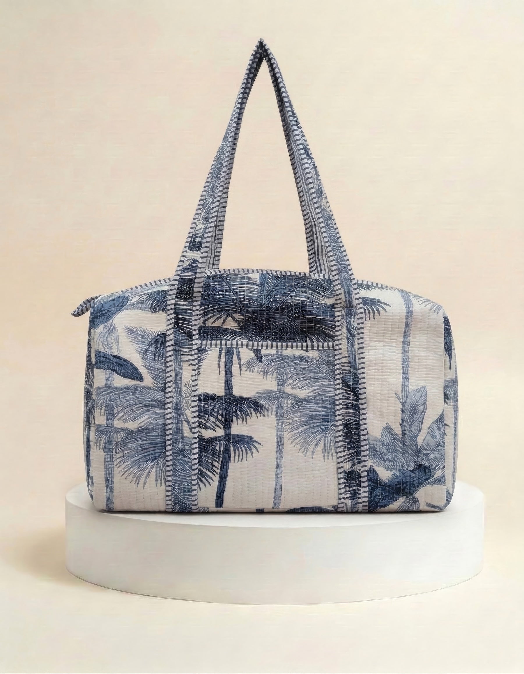 Weekend Bag - Blue Palm