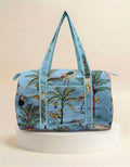 Weekend Bag - Bright Blue Tropical