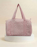 Weekend Bag - Pink Stripe