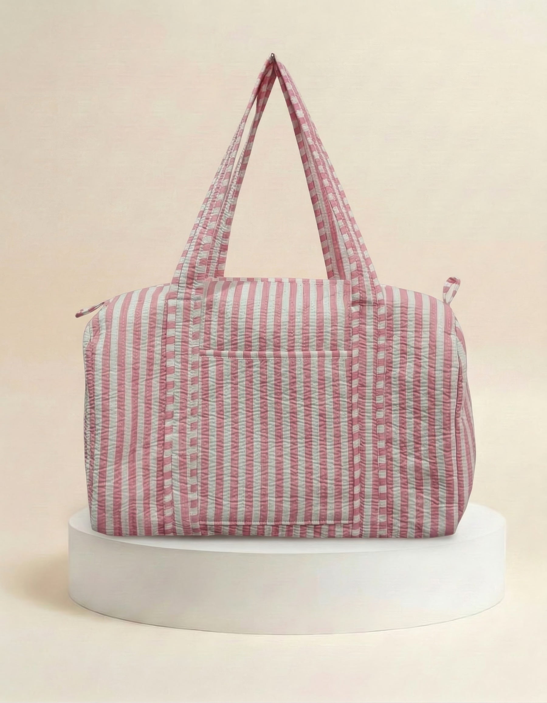Weekend Bag - Pink Stripe