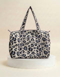 Weekend Bag - Blue Leopard Print