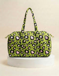 Weekend Bag - Green Leopard Print