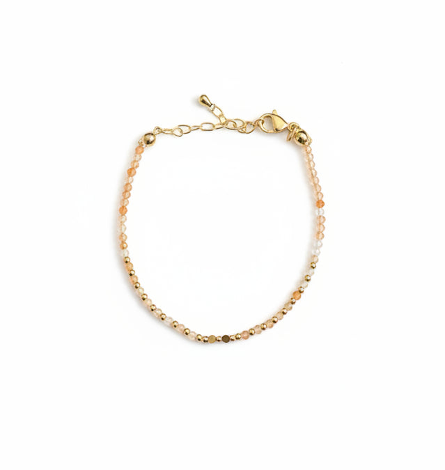 Bracelet - Amber Semi Precious Stones