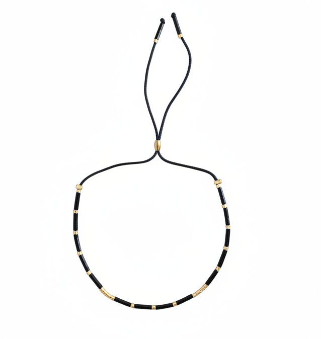 Bracelet - Miyuki Black Beads