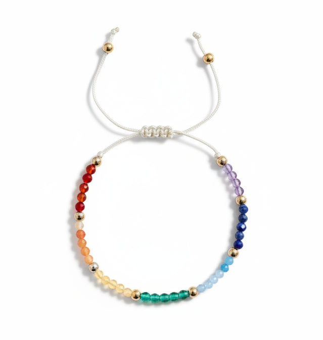 Bracelet - Multi Colour Precious Stones